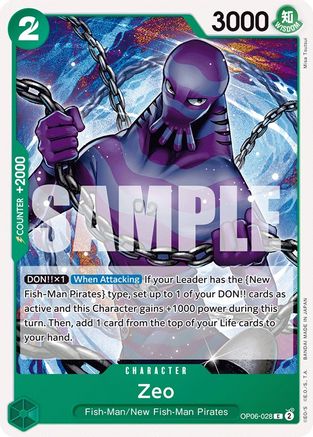 Zeo (OP06-028) [Wings of the Captain] One Piece Single Bandai