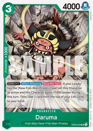 Daruma (OP06-029) [Wings of the Captain] One Piece Single Bandai