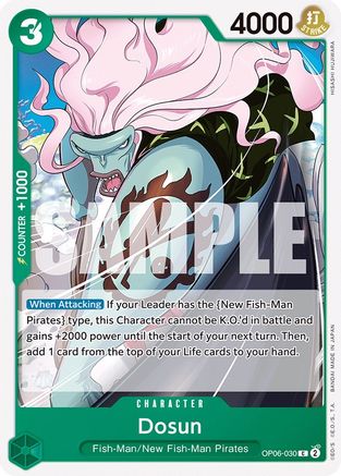Dosun (OP06-030) [Wings of the Captain] One Piece Single Bandai