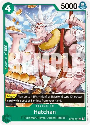 Hatchan (OP06-031) [Wings of the Captain] One Piece Single Bandai