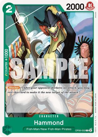 Hammond (OP06-032) [Wings of the Captain] One Piece Single Bandai