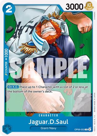 Jaguar.D.Saul (OP06-053) [Wings of the Captain] One Piece Single Bandai