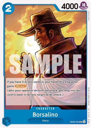 Borsalino (OP06-054) [Wings of the Captain] One Piece Single Bandai