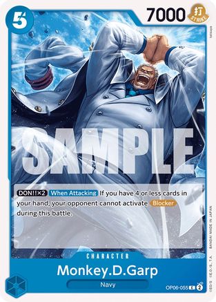 Monkey.D.Garp (OP06-055) [Wings of the Captain] One Piece Single Bandai