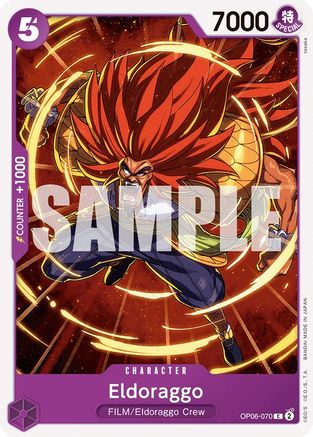 Eldoraggo (OP06-070) [Wings of the Captain] One Piece Single Bandai