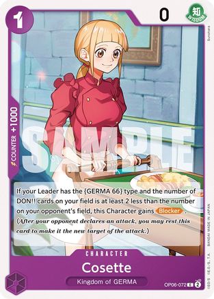 Cosette (OP06-072) [Wings of the Captain] One Piece Single Bandai