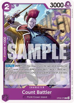 Count Battler (OP06-075) [Wings of the Captain] One Piece Single Bandai