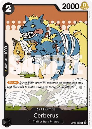 Cerberus (OP06-087) [Wings of the Captain] One Piece Single Bandai
