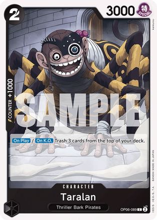 Taralan (OP06-089) [Wings of the Captain] One Piece Single Bandai