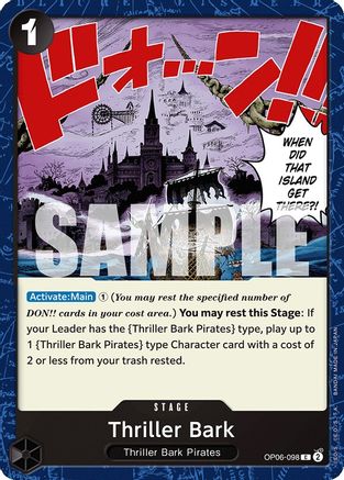 Thriller Bark (OP06-098) [Wings of the Captain] One Piece Single Bandai