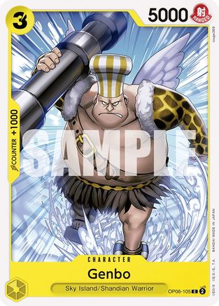 Genbo (OP06-105) [Wings of the Captain] One Piece Single Bandai