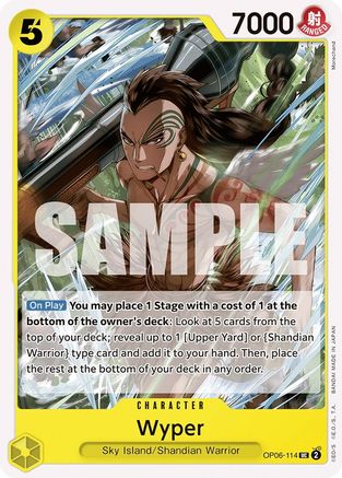 Wyper (OP06-114) [Wings of the Captain] One Piece Single Bandai