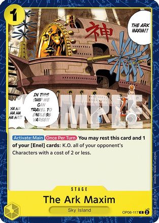 The Ark Maxim (OP06-117) [Wings of the Captain] One Piece Single Bandai