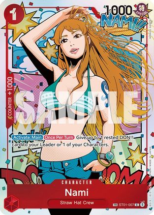 Nami (TR) (ST01-007) [Wings of the Captain] Foil One Piece Single Bandai
