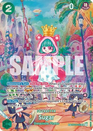 Sugar (SP) (OP04-024) [Wings of the Captain] Foil One Piece Single Bandai