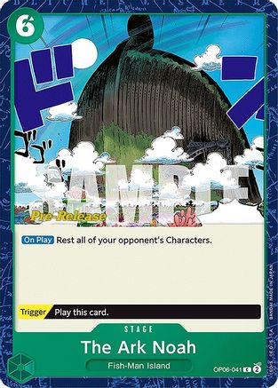 The Ark Noah (OP06-041) [Wings of the Captain Pre-Release Cards] One Piece Single Bandai