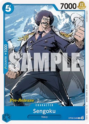 Sengoku (OP06-049) [Wings of the Captain Pre-Release Cards] One Piece Single Bandai
