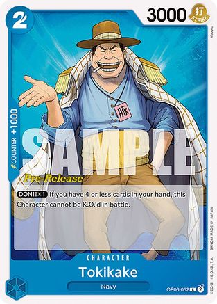 Tokikake (OP06-052) [Wings of the Captain Pre-Release Cards] One Piece Single Bandai