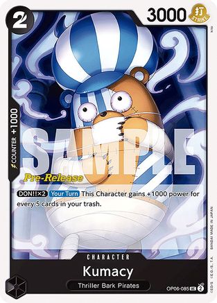 Kumacy (OP06-085) [Wings of the Captain Pre-Release Cards] One Piece Single Bandai