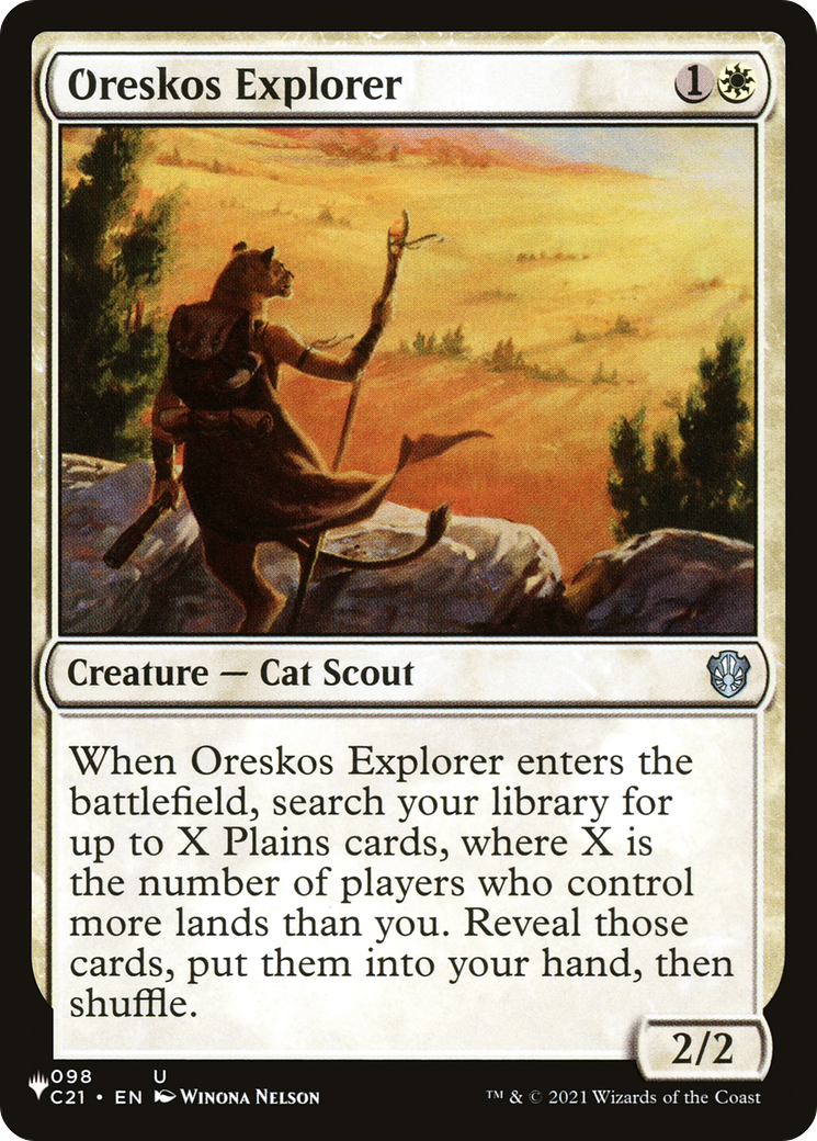 Oreskos Explorer (LIST-C21-98) [Mystery Booster] The List MTG Single Wizards of the Coast