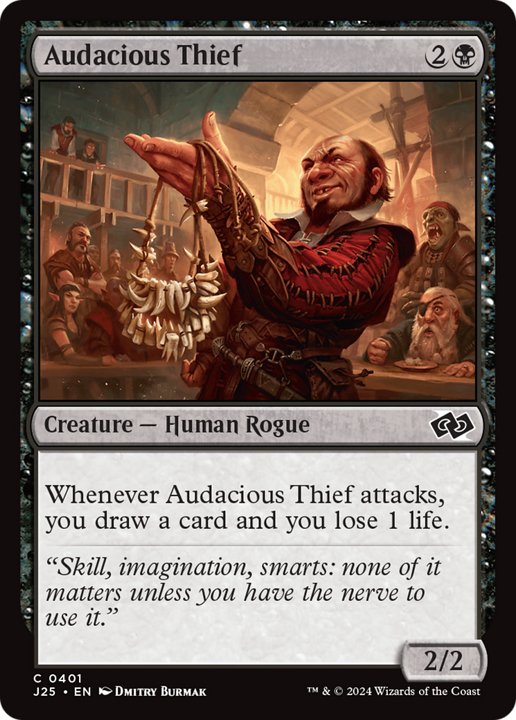 Audacious Thief (J25-401) [Foundations Jumpstart] MTG Single Wizards of the Coast