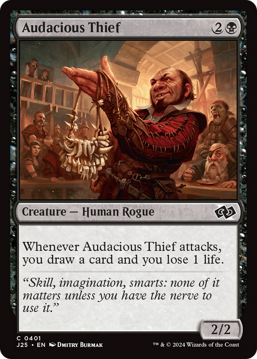 Audacious Thief (J25-401) [Foundations Jumpstart] MTG Single Wizards of the Coast