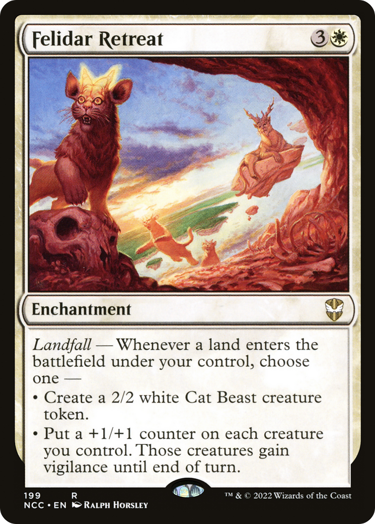 Felidar Retreat (NCC-199) [New Capenna Commander] MTG Single Wizards of the Coast