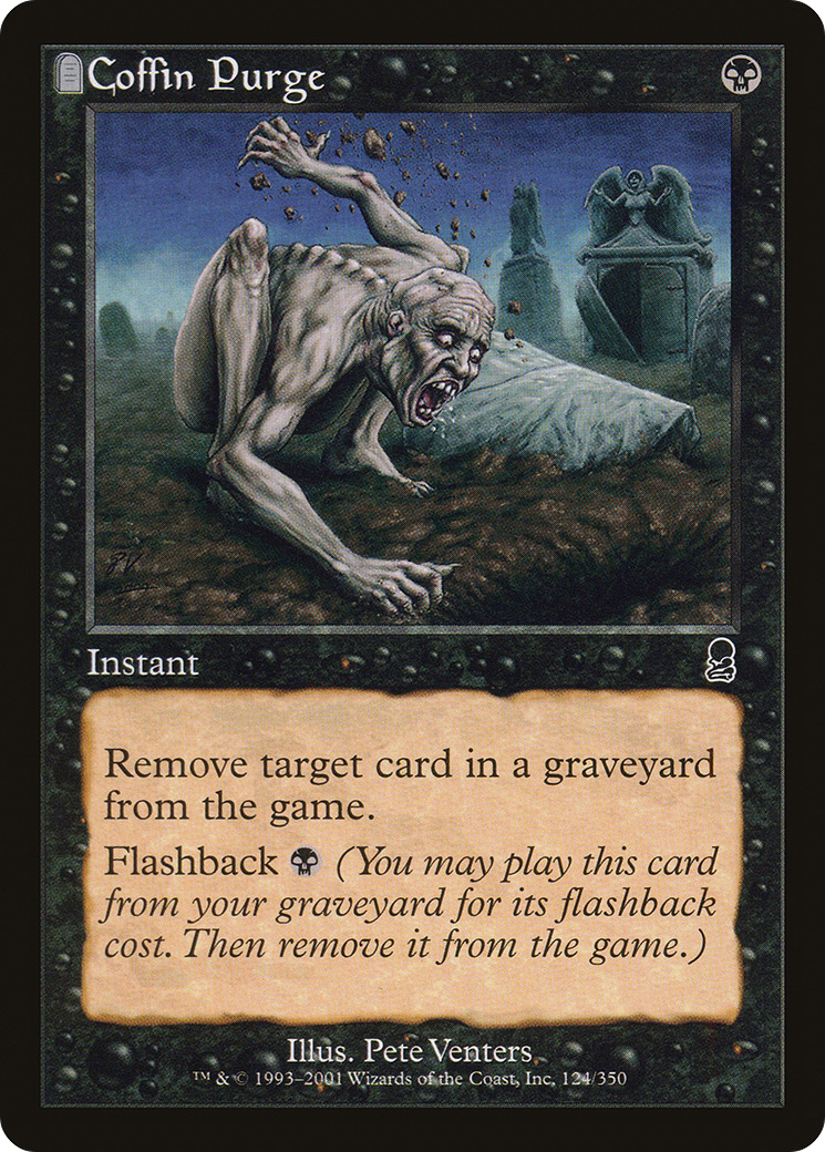 Coffin Purge (ODY-124) [Odyssey] MTG Single Wizards of the Coast