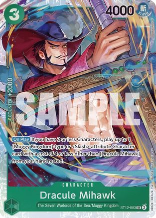 Dracule Mihawk (ST12-003) [Starter Deck 12: Zoro and Sanji] Foil One Piece Single Bandai