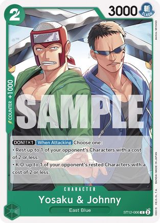 Yosaku & Johnny (ST12-006) [Starter Deck 12: Zoro and Sanji] One Piece Single Bandai
