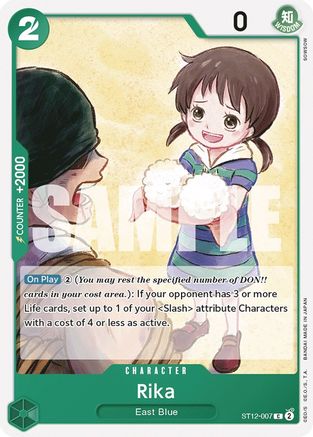 Rika (ST12-007) [Starter Deck 12: Zoro and Sanji] One Piece Single Bandai