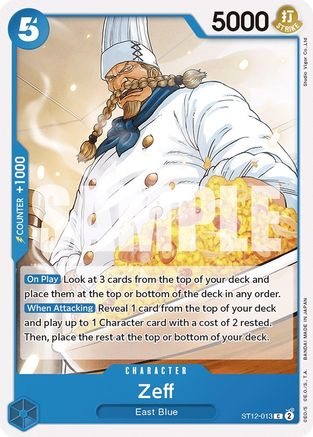 Zeff (ST12-013) [Starter Deck 12: Zoro and Sanji] One Piece Single Bandai