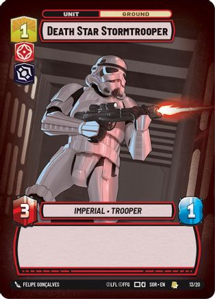 Death Star Stormtrooper (13/20) [Spark of Rebellion Weekly Play Promos] Star Wars: Unlimited Single Disney