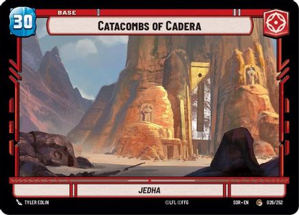 Catacombs of Cadera // Shield (26 // T02)[Spark of Rebellion] Star Wars: Unlimited Single Disney
