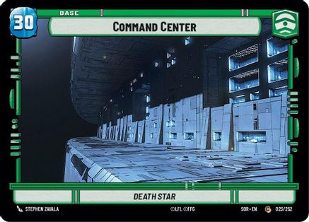 Command Center // Experience (23 // T01)[Spark of Rebellion] Star Wars: Unlimited Single Disney