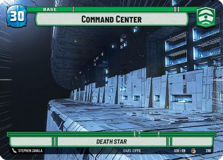 Command Center // Experience (Hyperspace) (289 // T03)[Spark of Rebellion] Star Wars: Unlimited Single Disney