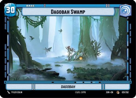 Dagobah Swamp // Experience (21 // T01)[Spark of Rebellion] Star Wars: Unlimited Single Disney