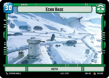 Echo Base // Experience (24 // T01)[Spark of Rebellion] Star Wars: Unlimited Single Disney