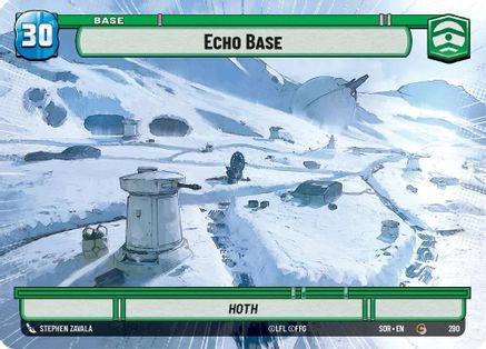 Echo Base // Shield (Hyperspace) (290 // T04)[Spark of Rebellion] Star Wars: Unlimited Single Disney