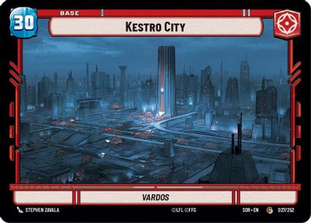 Kestro City // Shield (27 // T02)[Spark of Rebellion] Star Wars: Unlimited Single Disney