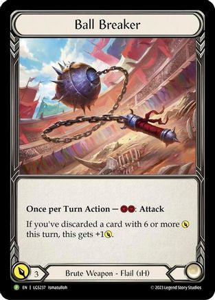 Ball Breaker [LGS237] (Promo)  Rainbow Foil Flesh And Blood Single Flesh And Blood   