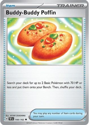 Buddy-Buddy Poffin (144) [SV: Temporal Forces] Pokemon Single Pokémon