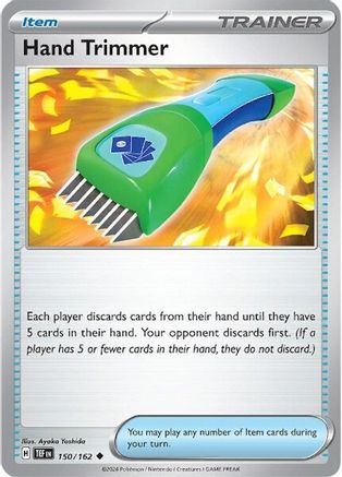 Hand Trimmer (150) Reverse Holofoil [SV: Temporal Forces] Pokemon Single Pokémon