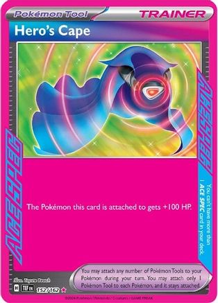 Hero's Cape (152) - [SV: Temporal Forces] Holofoil Pokemon Single Pokémon
