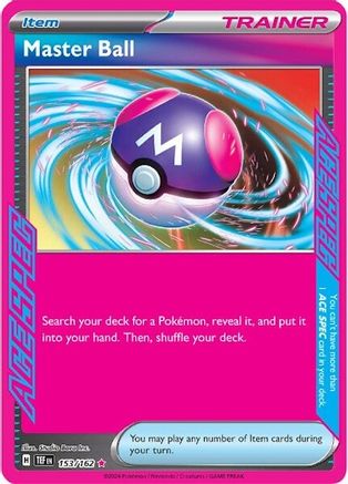 Master Ball (153) Holofoil [SV: Temporal Forces] Pokemon Single Pokémon