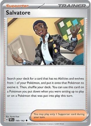 Salvatore - 160/162 [SV: Temporal Forces] Pokemon Single Pokémon
