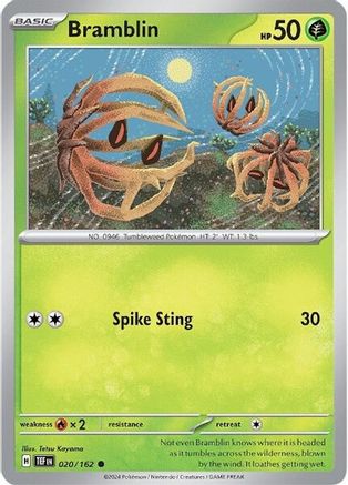 Bramblin (20) [SV: Temporal Forces] Pokemon Single Pokémon