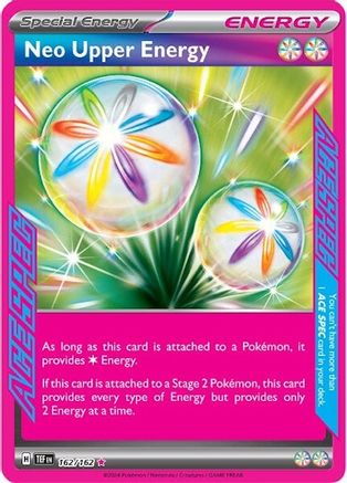 Neo Upper Energy (162) Holofoil [SV: Temporal Forces] Pokemon Single Pokémon
