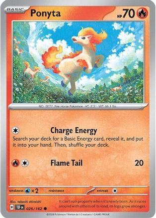 Ponyta (26) [SV: Temporal Forces] Pokemon Single Pokémon