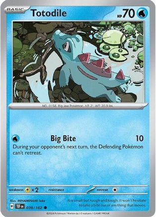 Totodile (39) [SV: Temporal Forces] Pokemon Single Pokémon